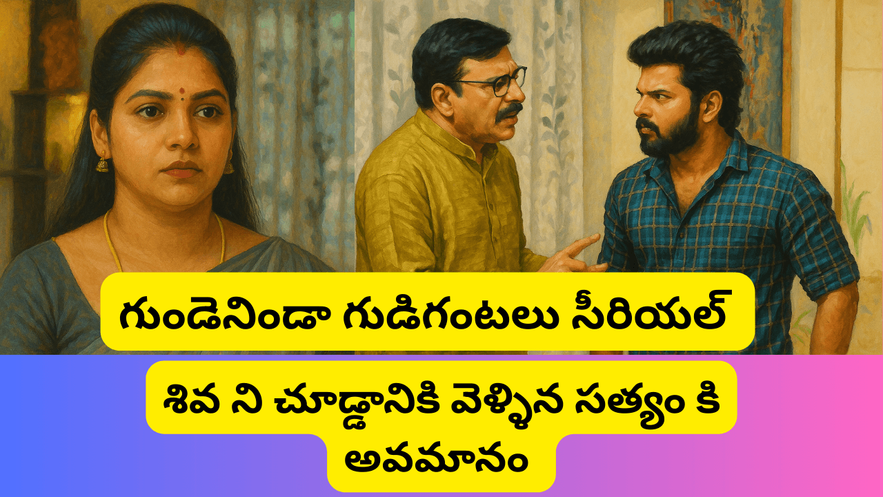 గుండెనిండా గుడిగంటలు సీరియల్ 12/05/2025
