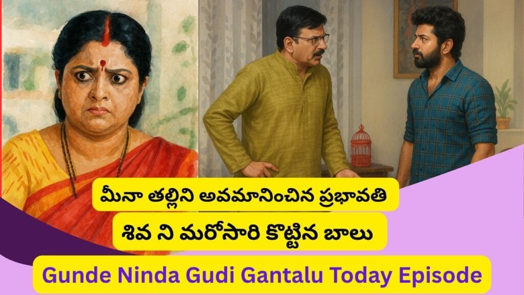 గుండెనిండా గుడిగంటలు సీరియల్ 14/05/2025